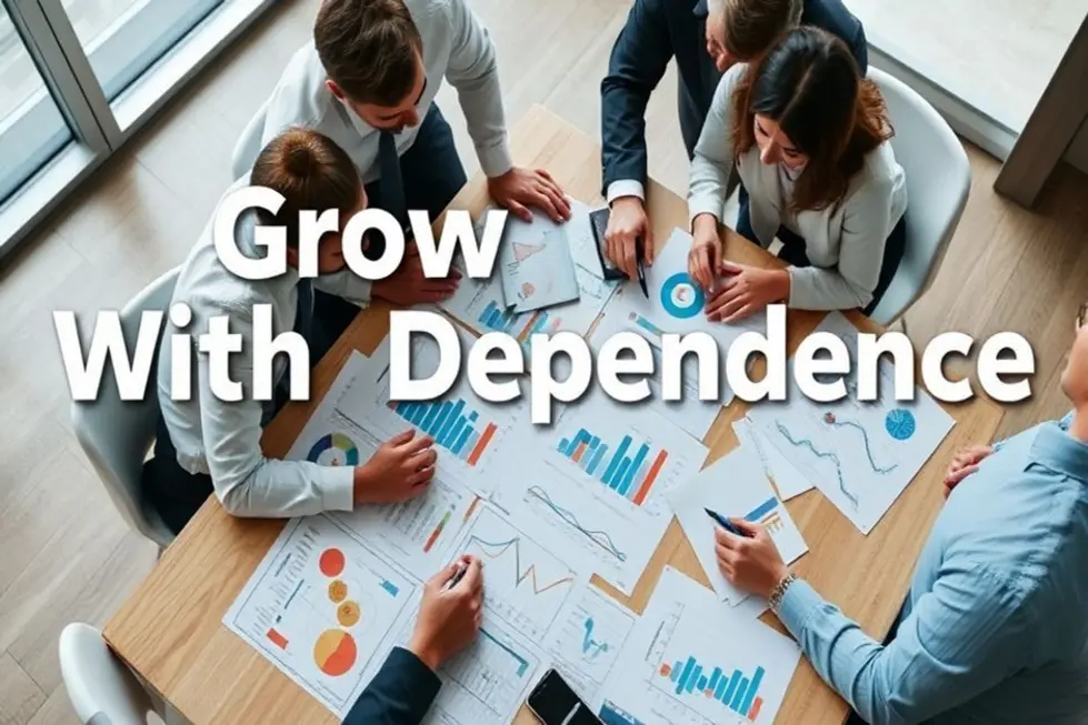 Imagem de capa mostrando profissionais de negócios colaborando para o crescimento empresarial.