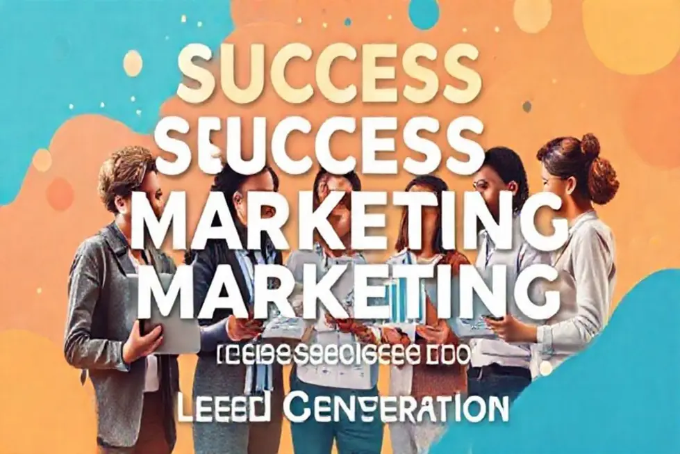 Profissionais de marketing colaborando em um ambiente de escritório.